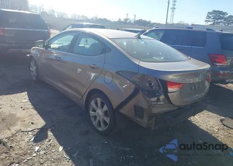 2011 Hyundai Elantra Limited из США, поврежденный, VIN 5NPDH4AE2BH008358